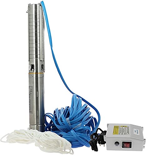 Centrocom Pompe Forage - Pompe Forage - 4SPM5/12-1,1 KW - 40 m - Turbines INOX de Générique