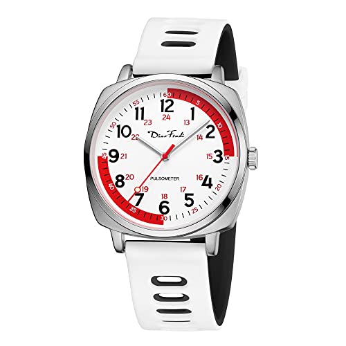 Diaofendi Nurse Watch for Medical Students,Doctors,Women Men with Second Hand and 24 Hour, Easy to...