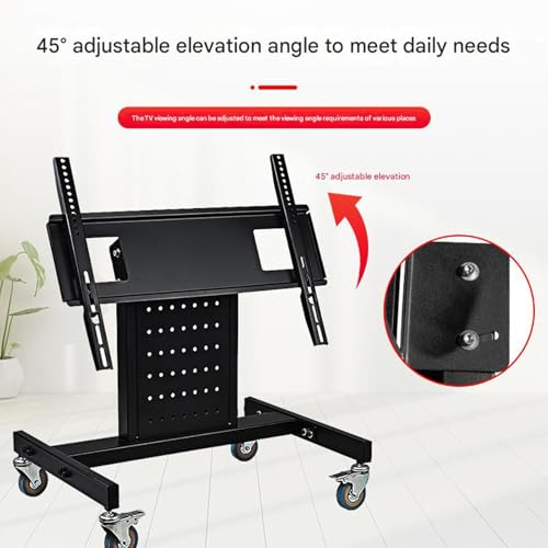 Soporte rodante para TV con altura baja y ruedas, para pantallas de 32-65 pulg miniatura 4