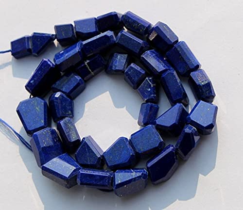 Lapis-lazuli naturel perles facettées 10-11mm pour sublimer vos bijoux bohèmes de l'été
