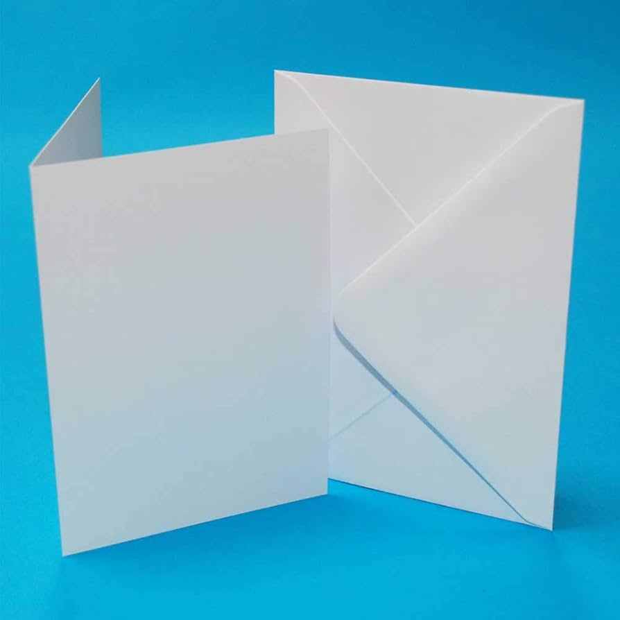 BG Peel & Seal White Envelopes 16x11.5cm, C6 Size 70gsm - Pack Of 40