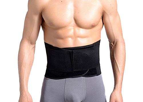 EUBUY Lower Back Brace for Men Women - Adjustable Breathable Compression Waist Training Trainer Body Shaper - Unisex Lumbar Support Belt for Lower Back Pain, Heavy Duty Lifting,Lenght 41.3 Inch