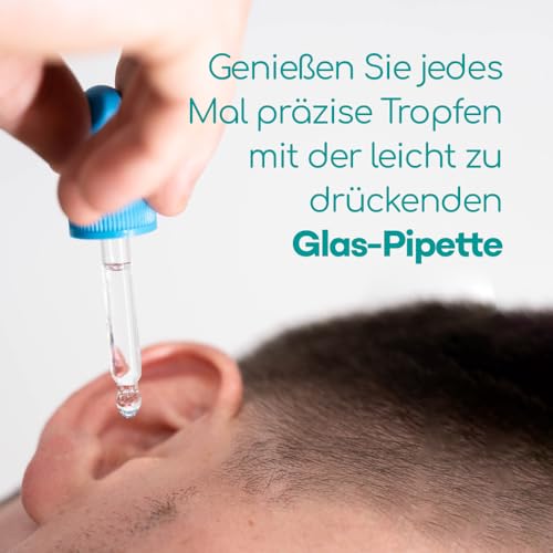 Medi Grade Natriumbicarbonat Ohrentropfen - Ohrenschmalz Entferner mit Pipette - Ohrreiniger – Ohrentropfen gegen Ohrenschmalz - Ohren Reinigung für die Heimanwendung
