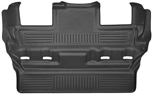 Husky Liners Weatherbeater Floor Mats | Fits 2015-2020 Cadillac Escalade; Chevrolet Tahoe; GMC Yukon w/2nd Row Bucket Seat | 3rd Row, 1-pc Black - 19301