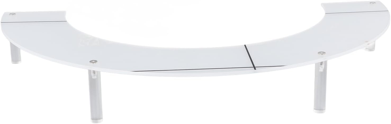 Risers Display Stands, Perfume Organizer Detachable Acrylic Display Risers Cupcake Stand 3 Tier Clear Cupcake Stand Risers Half Moon Round Dessert Stand for Display Or Collections