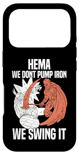 HEMA Fanatics Renaissance of Long Sword Fencing HEMA �X�}�z�P�[�X iPhone 17 Pro �p
