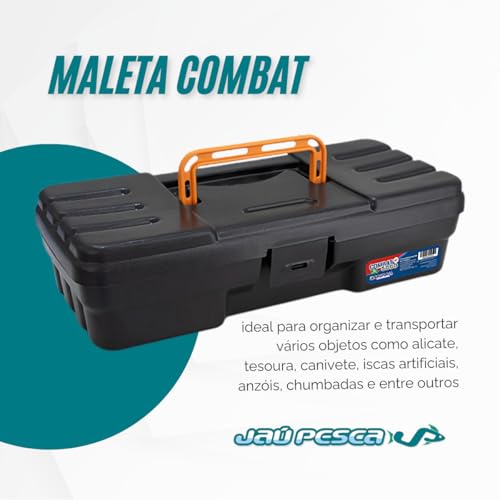 Kit de Pesca Completo Albatroz Fishing, 2 Varas Telescópicas, 2 Molinetes de Arremesso, Acessórios e