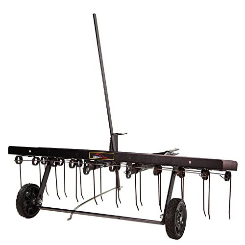 Brinly Dt-402Bh-A Tow Behind Dethatcher With Preassembled Tines & Transport Mode, 40" #TOP1