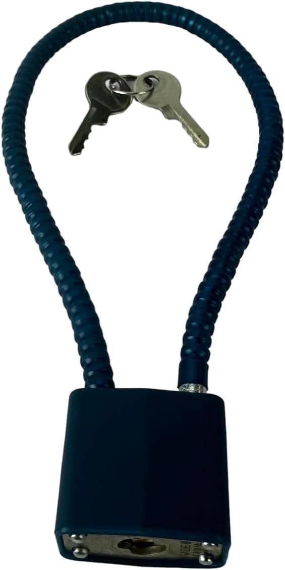 10 Pack KEYED Alike Cable Gun Locks 13.5" Steel Cable with Keys - Pistols Rifles Shotguns Child Safety