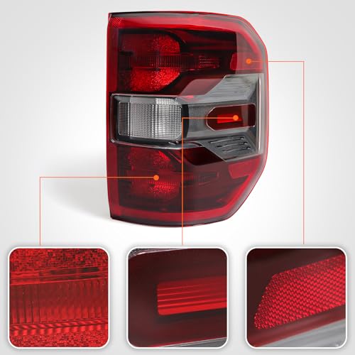 KACHIR LED Tail Light Assembly for Ford Maverick Lariat Black 2022-2024 Rear Brake Light Taillight Right Passenger Side RH PZ6Z13404C by KACHIR - Used condition - Image 5