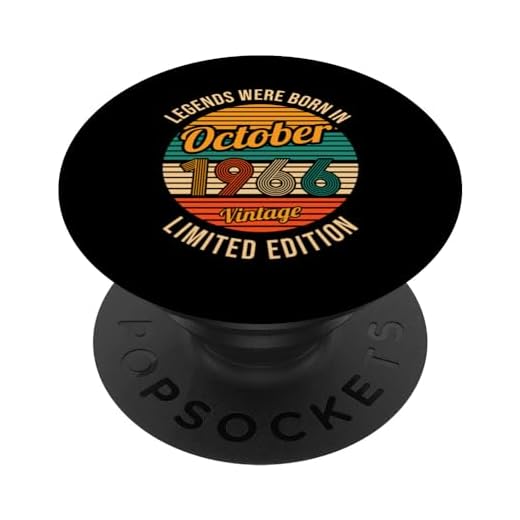 Las leyendas nacieron en octubre de 1966 57 cumpleaños PopSockets PopGrip Intercambiable