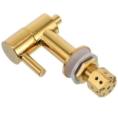 Zerodeko Robinet Distributeur de Boissons en Cuivre Cylindrique, Bec de Rechange 16mm pour Distributeur de Boissons, Adapté aux Rassemblements Familiaux et Camping en Plein Air