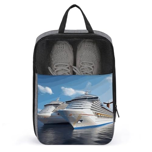 Bolsas para zapatos con asa y estampado para viaje y crucero