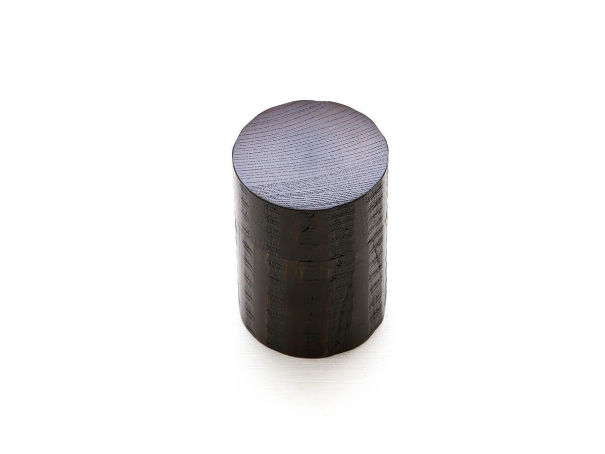 japanische Teedose ca. 150g losen Tee, Urushi Nuri, schwarz, Holz. Aroma-Deckel, von Hand gefertigt, Geschenk-Verpackung
