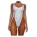 Produktbild QingJiu 2020 Damen Push Up Bikini Bright Color Bandage Bademode Jumpsuit Einteiliger Badeanzug Beachwear