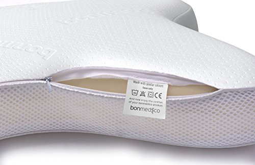 Coussin orthopédique ventre et côté bonmedico en mousse à mémoire - 8