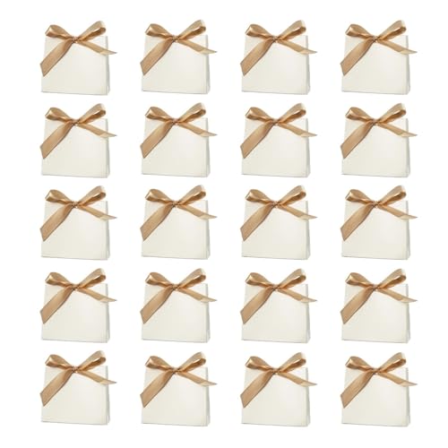 Boite bonbon mariage et 20 sachets surprises en papier vert pour célébrer vos proches