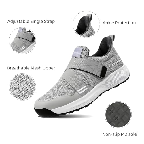 Image of Kyedoo Men's Indoor Cycling Shoes Compatible with SPD Cleats, Comfortable Walkable Bike Shoes, Cleats Included