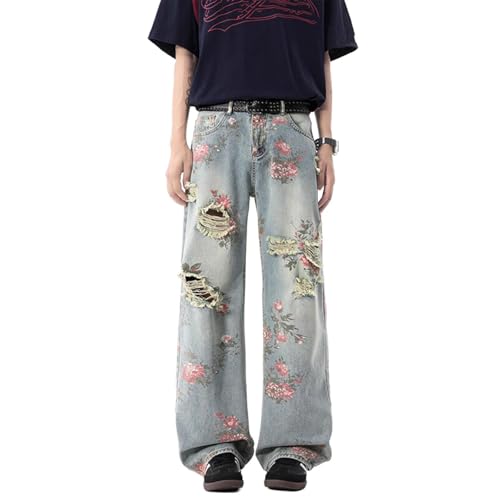 Men's American Denim Wide Leg Pants for Summer2
