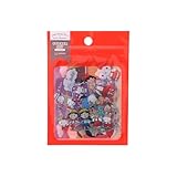 サンスター文具(Sun-Star Stationery) ちびまる子 さくらももこ サンリオキャラクターズ グッズ ステッカー レッド S8816450