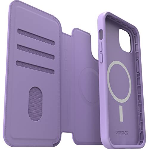 Image of OtterBox Detachable Folio Wallet (Case Sold Separately) for MagSafe - iPhone 15 Plus and iPhone 14 Plus - I Lilac You (Purple)