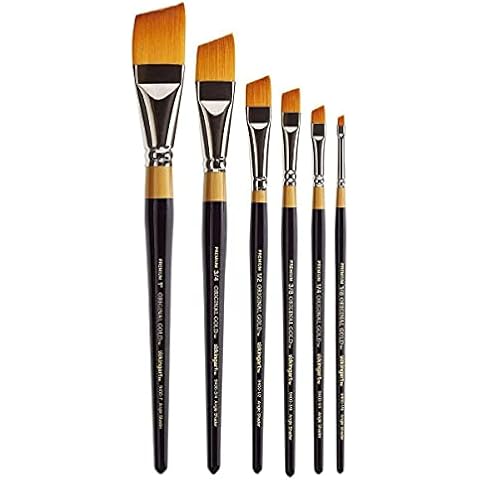 KINGART Gold 9400 Angular Shader Brush Set Cover