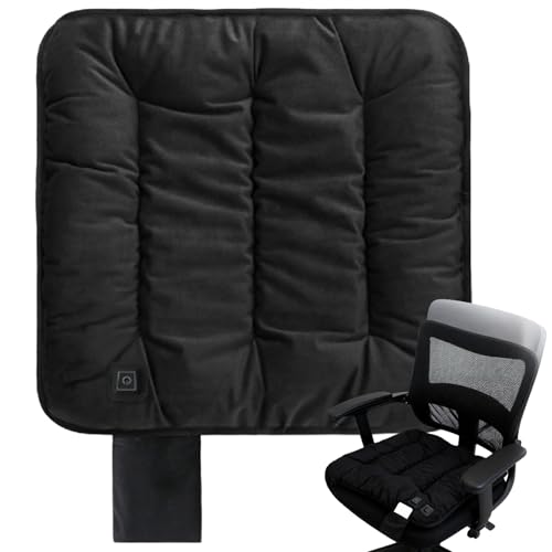 Stibtmr Cojín Calefactable para Asiento de Coche - Alfombrilla Térmica de 5V | Calentador Eléctrico para Asiento de Coche,para Camión SUV Silla De Ruedas Hogar Dormitorio Conductores Viajeros Oficina