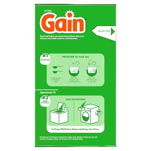 Gain Powder Laundry Detergent, Original Scent, 167 Loads, 154 OZ - image 9