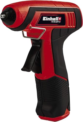 Einhell Akku-Heißklebepistole TC-CG 3,6/1 Li (Lithium-Ionen, 3,6 V, Softgrip, 30 Sek. Aufheizzeit,...