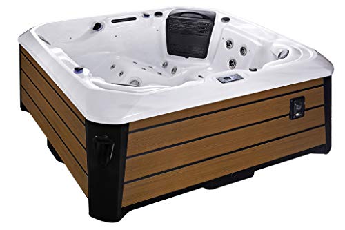 Platinum Spas Santorini Hot Tub (Sterling Silver,Brown)