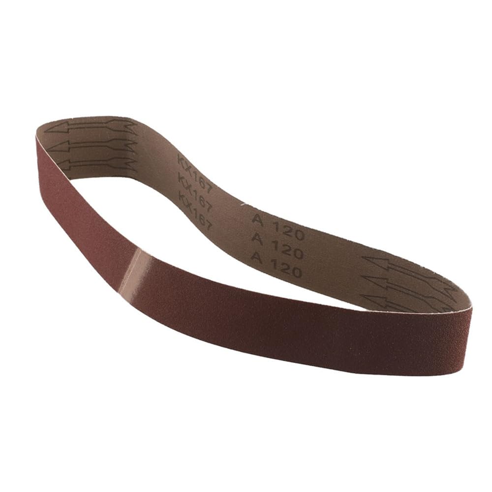 10PC 50x686mm Sanding Belts - Premium Aluminum Oxide Abrasive Bands for Wood, Metal, Leather Polishing 60-1000 Grit Sandpaper for Versatile Applications