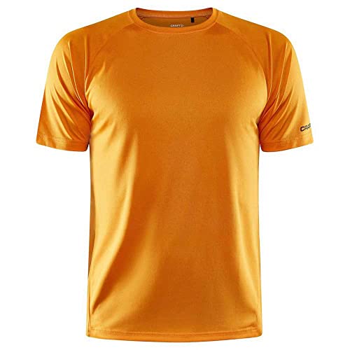 Craft CORE Unify Training Tee W | Sportshirt Damen S | Tiger | Weiches, Funktionelles Recyclingpolyester | Funktionsshirt Damen mit Quick Dry Funktion | Optimaler Feuchtigkeitstransport