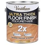 Varathane 298274 Ultra Thick Floor Finish Polyurethane, Gallon, Satin Clear