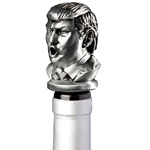 Stainless Steel Trump Wine Aerator Pourer - Deluxe Decanter Spout for Robust Red and White Wine - Pour Amore Bottle Pourer/Stopper & Air Diffuser by Chris's Stuff
