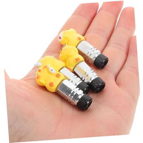 4pcs Tapas para Válvula de Neumáticos de Bicicleta Adaptador de Núcleos Tubeless para Bicicleta Diseño Conveniente de Inflado Rápido Pack Familiar miniatura 3