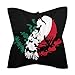 Mexico Mexican Flag Emblem Silk Like Head Scarf for Women Bandana for Hair Wrapping Fashion Accessory Square Hair Scarves 18