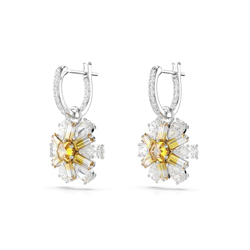 Swarovski Idyllia 5683243 rhodium flower earrings3