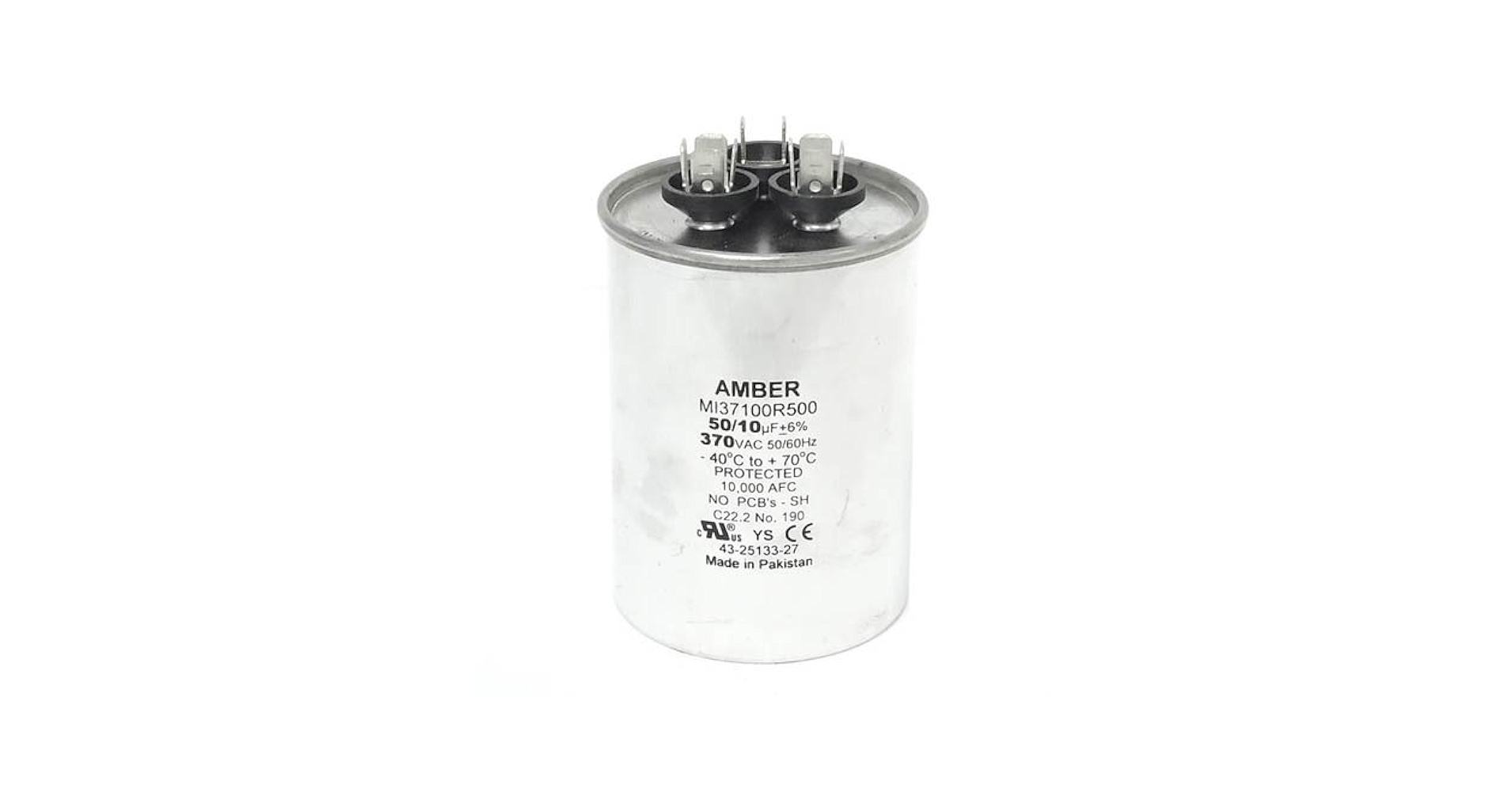 43-25133-27 -Rheem OEM Round Replacement Dual Run Capacitor
