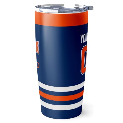 Image of ANTKING Edmonton Tumbler 20oz Custom Name Number Travel Mug Gifts | Stainless Steel Insulated Coffee Cup for Men Women
