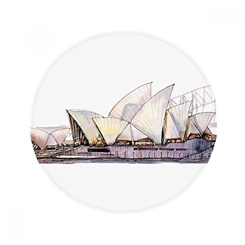 Tapis en polyester filé multicolore Sydney 50cm