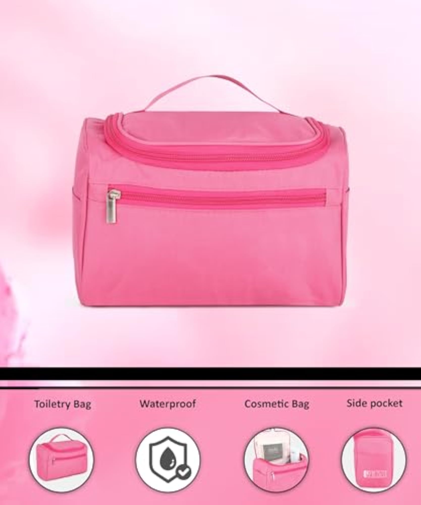 Portable Toiletry and Skincare Storage Pouch