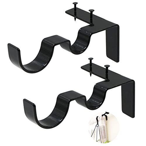 Barras de Cortina Doble Blanca Marca leyomgamz