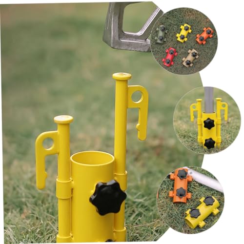 Soporte de Acero para Poste de Toldo contra Viento en Suelos de Camping 5