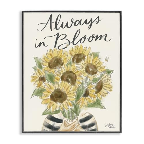 Always in Bloom Sunflower, 24 x 30 Inch Framed Giclée Print