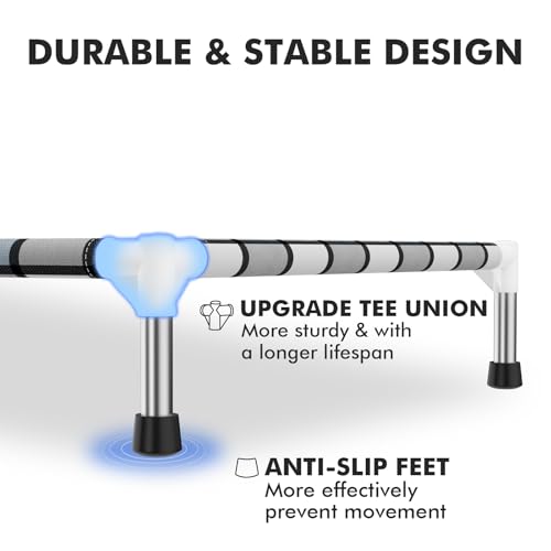 Elevated Outdoor Raised Dog Bed Outdoor Dogs Bed Lifted Pet Bed Dog Cot for Medium Pet Taste Life, Start with A Pet Bed 34'' x 26'' x 6.5'' - Image 4