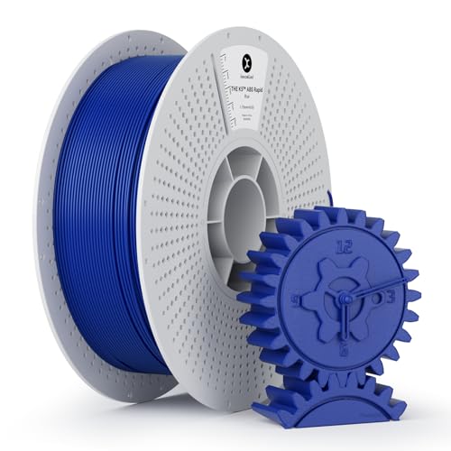 kexcelled 高速ABS 3Dプリンターフィラメント素材 500mm/s安定印刷 高耐熱性 取り外し可能スプール FDMプリンター対応 1.75mm径 寸法精度±0.03mm 正味量1kg(2.19lbs) ブルー