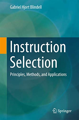 Instruction Selection: Principles, Methods, and Applications view 2