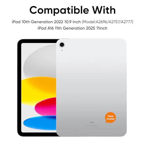 PAUL B for iPad 11th/10th Gen Case with Keyboard 11/10.9 inch A16 2025/2022,Handbag Design Wireless Keyboard Cover for iPad 11/10 Gen, with Pencil Holder,Multi-Touch Trackpad - Image 3