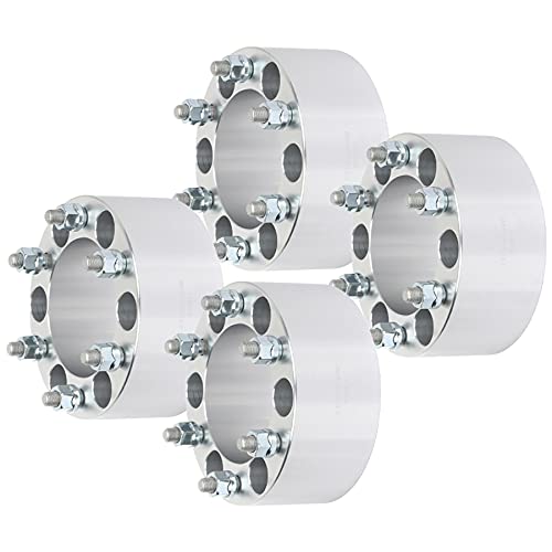 ROADFAR 6x5.5 Wheel spacers 3 inch 6X139.7mm Spacers Kits with 12x1.5 Studs 108mm fit for 2004-2012 for Colorado Wheel spacers 1998-2012 for Tacoma Wheel spacers 4PCS