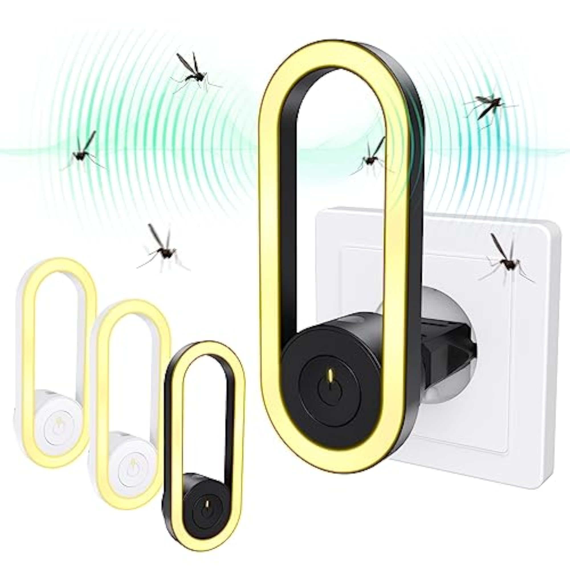 Ultrasonic Indoor Mosquito Repellent Lamp with Night Light
